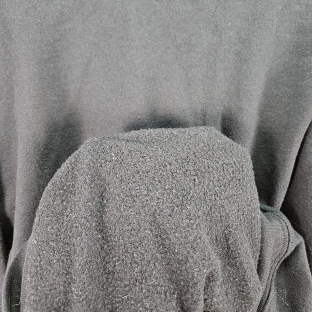 SALT After Party Sweater Cozy Black Pullover Embroidered Spell Out Logo Unisex - Picture 12 of 13
